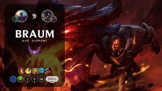 Braum Support vs Alistar - EUW Master Patch 14.6