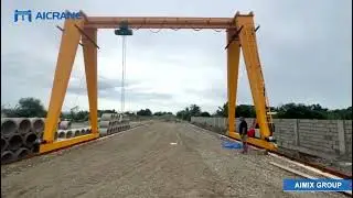 Gantry Crane for Handling Precast Building Construction Components in the Philippines