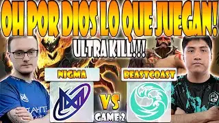 BEASTCOAST VS NIGMA BO3[GAME 2]WISPER, LUMPY, MOOZ VS MIRACLE, SUMAIL - PGL WALLACHIA SEASON 2-DOTA