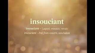 Insouciant | Powerful English Word You Should Know