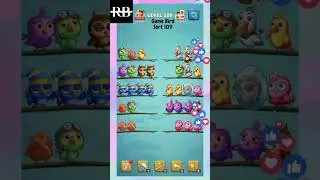 Game Bird Sort Puzzle 109 #video #youtubeshorts #shorts #gaming #game #gameplay #viral #viralvideo