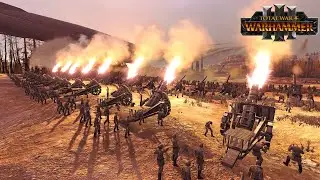 GERMAN IMPERIAL ARMY VS Daemons of Chaos - TW Millennium Mod | Total War WARHAMMER3|FIRESupport|4K