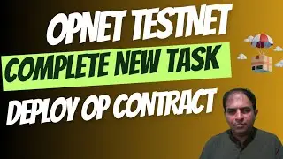 Opnet Testnet | Complete New Task | Deploy OP Contract