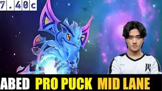 🤯 ABED [PUCK] MID 7.40c- DOTA 2 HIGHEST MMR MATCH#dota2  #dota2gameplay  #abed