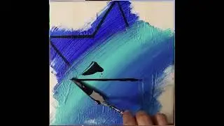 Ocean Reflection | Sunset Acrylic Hack #Shorts