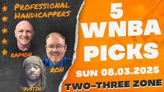 TWO-THREE ZONE | WNBA FREE Picks, Sunday 8/3/25