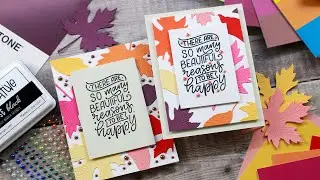 Creating Bold Backgrounds with Large Die Cuts With Dawn