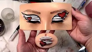 Valentine's Day Makeup Look | Using Makeup Practice Boards
