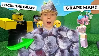 BECOMING A GRAPE IN REAL LIFE.. 😱 (Murder Mystery 2)