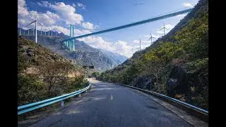 4k driving/Beipanjiang canyon to Huajiang grand canyon with spectacular view/车驾北盘江大峡谷至花江大峡谷见壮丽美景