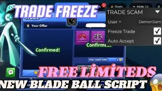 NEW BLADE BALL TRADE FREEZE & TRADE SCAM SCRİPT PASTEBIN