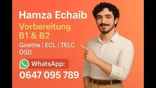 Vorbereitung schreiben B1 Ecl / Goethe /&Ouml;SD- التحضير لامتحان اللغة الالمانية