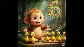 Count One to Ten Monkey Song 🐒 | 3D Kids Cartoon | Vikuku TV