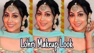Lohri Makeup Look 2025 #lohrilook #lohrimakeup #lohri2025