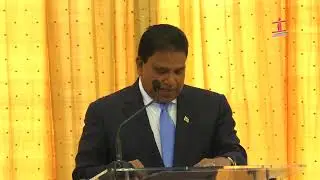 Dr. the Hon. Roodal Moonilal delivered remarks at the PSC Signing for Block TTUD1