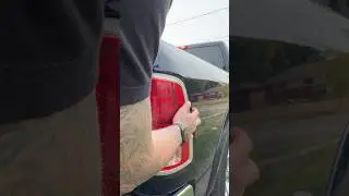 Ram 1500 tail light removal #howto #led #reverse #brakelight #turnsignal #laramie