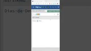 Intervalos em classes #Regex - Expressões regulares | Dias de Dev #shorts