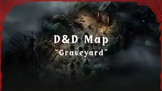 D&D Animated Battle Map: Graveyard | Dynamic Dungeons Map Ambience
