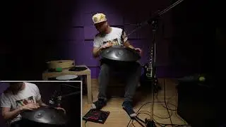 Regular impro looping with hangdrum