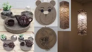 5 Jute craft ideas home decorating ideas handmade easy | New 2021