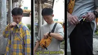 T7 mini work light, lightweight and portable, can be clipped on a hat