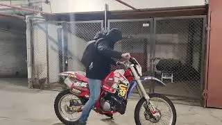 honda crm 250 двухтактный эндуро . полностью отреставрирован с полной разборкой .