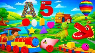 Learn & Play for Toddlers | Learn Colors, Shapes, ABCs & Numbers, for Kids
