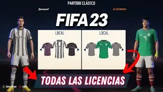 FIFA 23 - TODOS LOS EQUIPOS, PAISES Y LIGAS LICENCIADAS!!!
