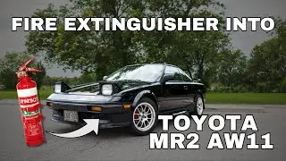 Установка огнетушителя Toyota MR2 AW11 | Kap Industries