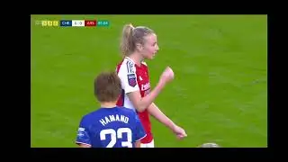 Katie McCabe red card. Penalty to Chelsea #arsenalwfc #arsenal #katiemccabe #laurenjames #kimlittle