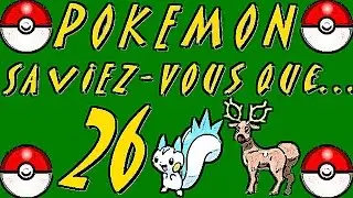 Le Pok&eacute; Saviez-vous ? - De Cerfrousse jusqu'&agrave; l'attaque Poing-Karat&eacute; ! N&deg;26