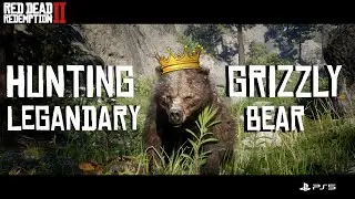 Hunting Legendary Grizzly Bear in Red Dead Redemption 2 #RDR2 #RedDeadRedemption2