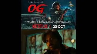Watch They call him OG Now on Netflix 🔥 #TheyCallHimOGOnNetflix #Pawankalyan #Aaveshamraja #Viral