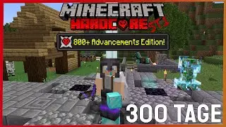 ICH habe 300 Tage in Minecraft HARDCORE &uuml;berlebt und bis zu 800 neuen Advancements erkundet - Urutox
