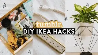 DIY IKEA HACKS - Tumblr Inspired Room Decor Ideas (2018) // Lone Fox