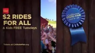 2016 California State Fair - Wells Fargo $2 Rides for all & Kids Free Tuesdays