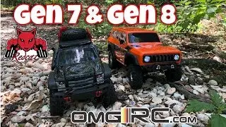 Redcat Everest Gen 7 vs Gen 8 Scout II 100% Stock on 3s  Power OMGRC