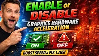 How To Enable or Disable Graphics Hardware Acceleration | Boost PC Performance (2025)