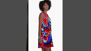 A-Line Dress - My Original Design - All Sizes Available XXS - 4XL #fashion #fashionstyle #style