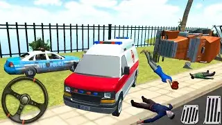 Roof Jumping Ambulance Simulator - Rooftop Stunts - Rescue Simulator! Android gameplay