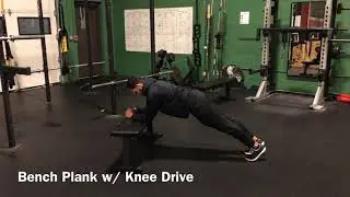 Bench Plank w Knee Drive