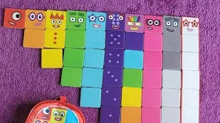 Building Numberblocks 1 to 10 from CBeebies Numberblocks Magazine Issue 46 | Fun with Arham!