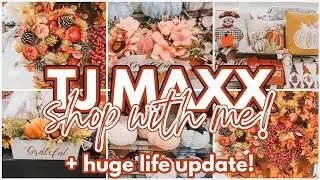 TJ MAXX HOME DECOR SHOP WITH ME 2022 | TJ MAXX FALL DECOR SHOP WITH ME 2022 + Life  Update!