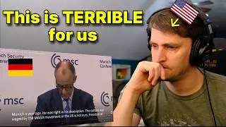 American reacts to Merz's POWERFUL Warning to America