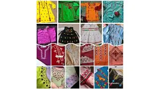 Traditional Embroidery Dress Design for Women & Baby GirlStylish Matching Embroidery