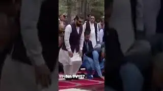 taliban fire rocket during EID prayer