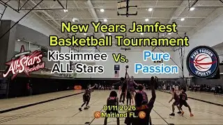 New Year Jamfest Basketball Tournament Championship Final Pure Passion vs Kissimmee ALL Stars