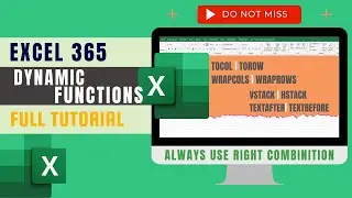 advanced excel formulas and functions || Learn excel functions and formula