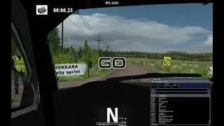 Richard Burns Rally game - RallySimFans mod with Motec Telemetry analyzer