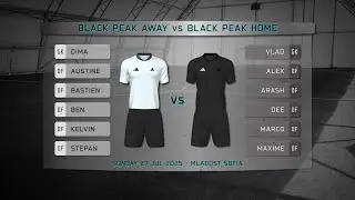 27 Jul 2025 (GW27): Full Match + Time-Stamped Goals/Highlights - BLACK PEAK FC